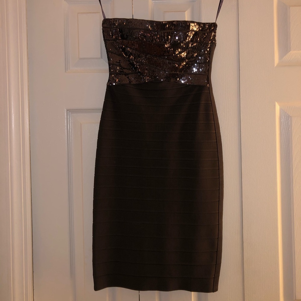 Amazing Herve Leger bandage dress. Perfect for NYE